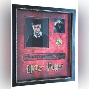 Custom Harry Potter Signed Daniel Radcliffe Print Shadowbox Art Wall Hanging